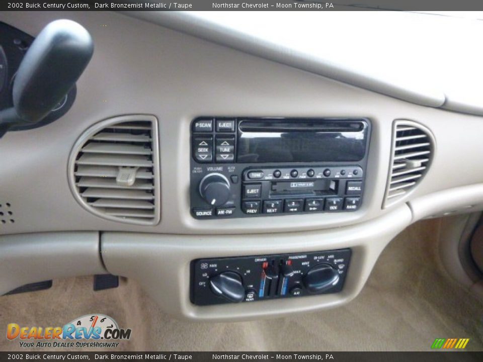 2002 Buick Century Custom Dark Bronzemist Metallic / Taupe Photo #13