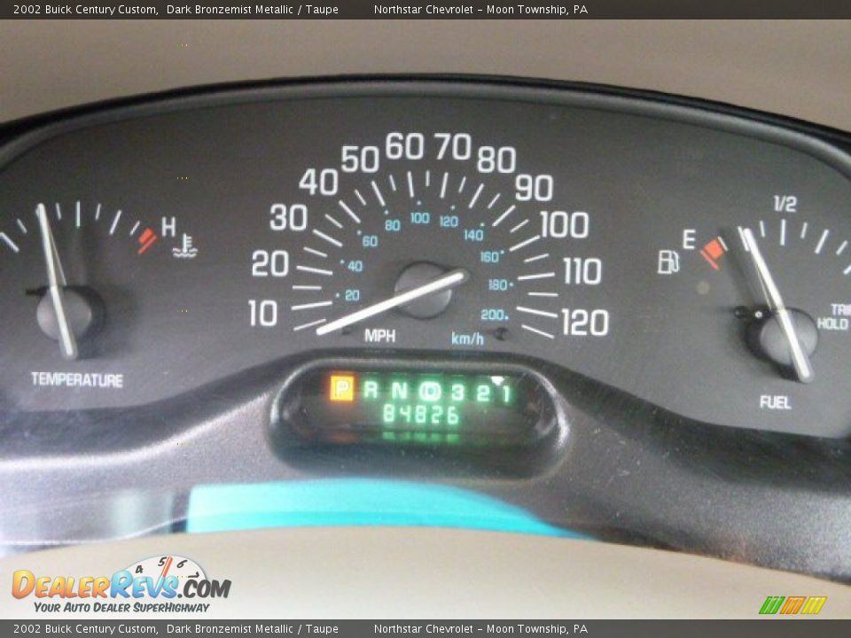 2002 Buick Century Custom Dark Bronzemist Metallic / Taupe Photo #14