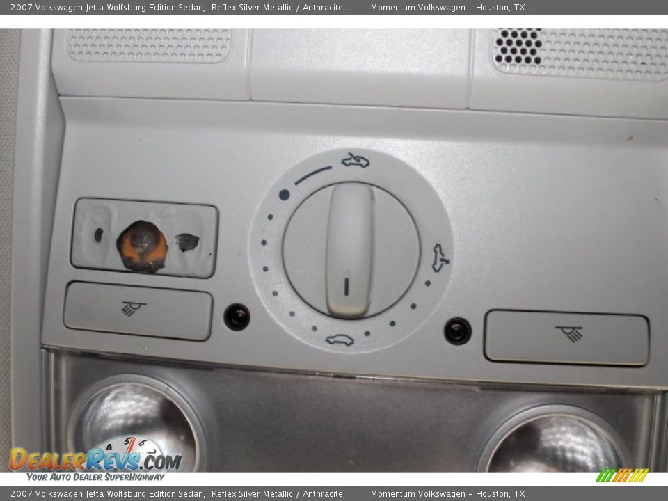 2007 Volkswagen Jetta Wolfsburg Edition Sedan Reflex Silver Metallic / Anthracite Photo #16