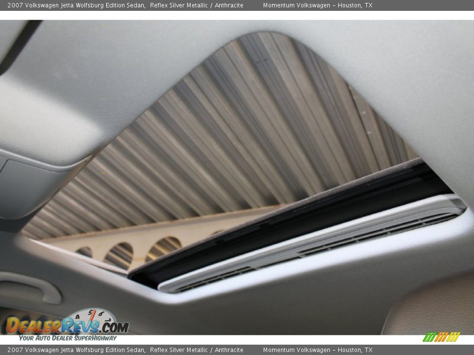 2007 Volkswagen Jetta Wolfsburg Edition Sedan Reflex Silver Metallic / Anthracite Photo #17