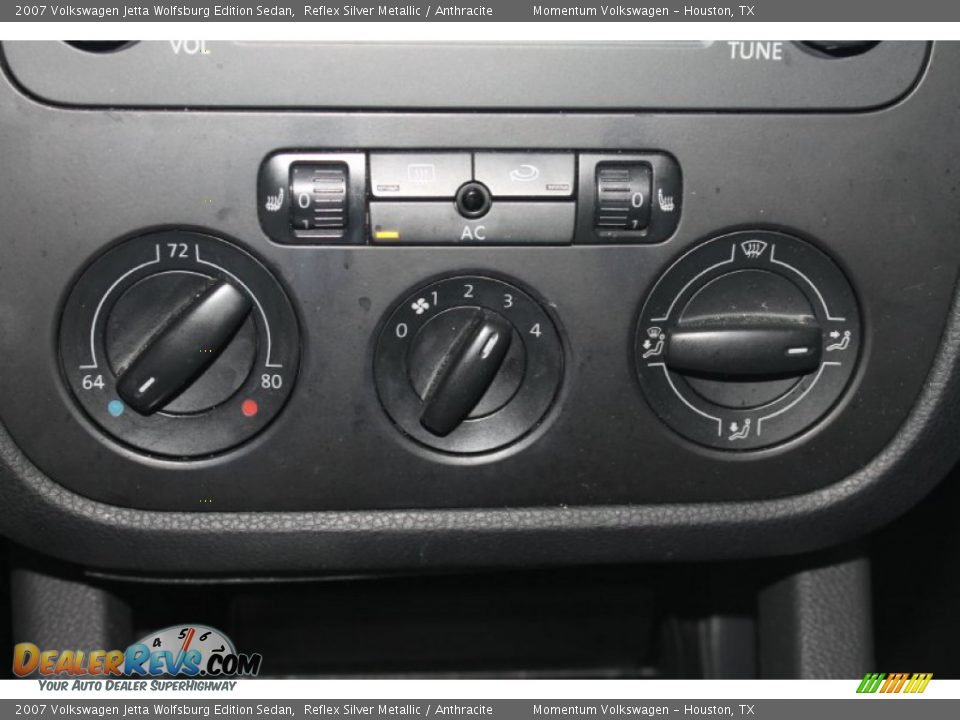 2007 Volkswagen Jetta Wolfsburg Edition Sedan Reflex Silver Metallic / Anthracite Photo #19