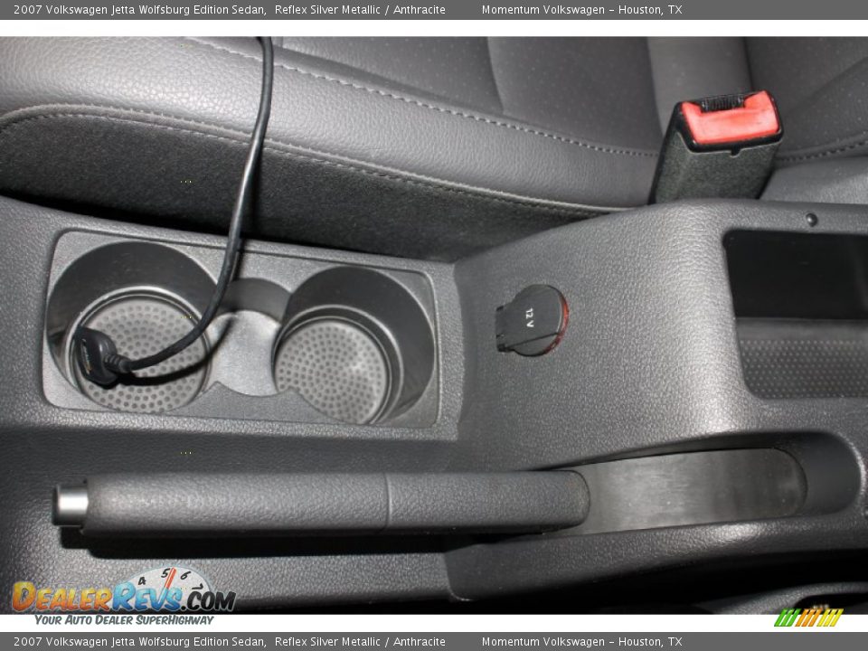2007 Volkswagen Jetta Wolfsburg Edition Sedan Reflex Silver Metallic / Anthracite Photo #22