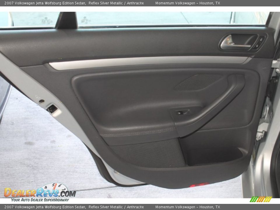 2007 Volkswagen Jetta Wolfsburg Edition Sedan Reflex Silver Metallic / Anthracite Photo #23