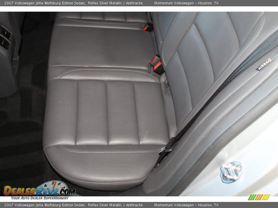 2007 Volkswagen Jetta Wolfsburg Edition Sedan Reflex Silver Metallic / Anthracite Photo #24