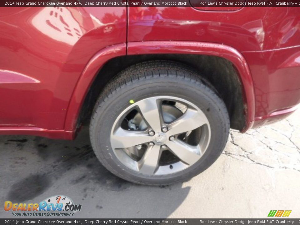 2014 Jeep Grand Cherokee Overland 4x4 Deep Cherry Red Crystal Pearl / Overland Morocco Black Photo #9