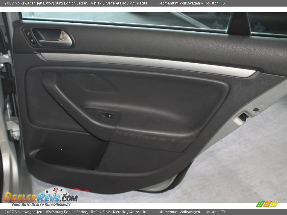2007 Volkswagen Jetta Wolfsburg Edition Sedan Reflex Silver Metallic / Anthracite Photo #27