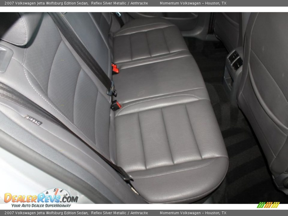 2007 Volkswagen Jetta Wolfsburg Edition Sedan Reflex Silver Metallic / Anthracite Photo #28