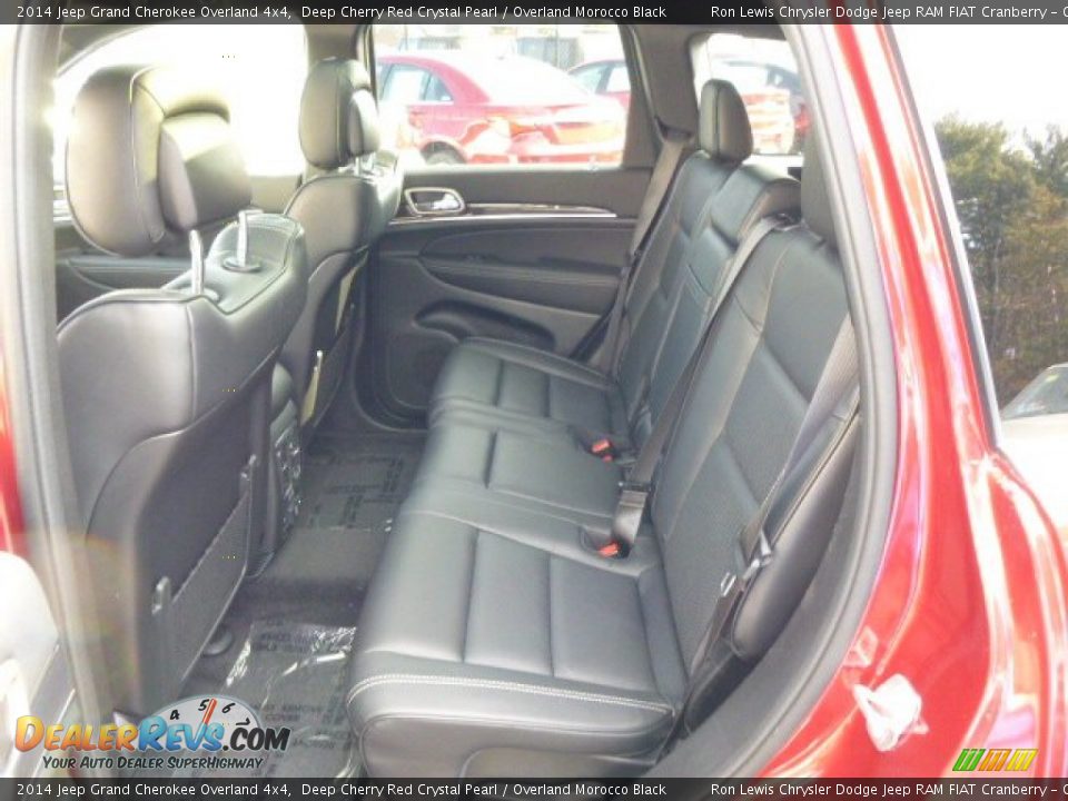 2014 Jeep Grand Cherokee Overland 4x4 Deep Cherry Red Crystal Pearl / Overland Morocco Black Photo #11