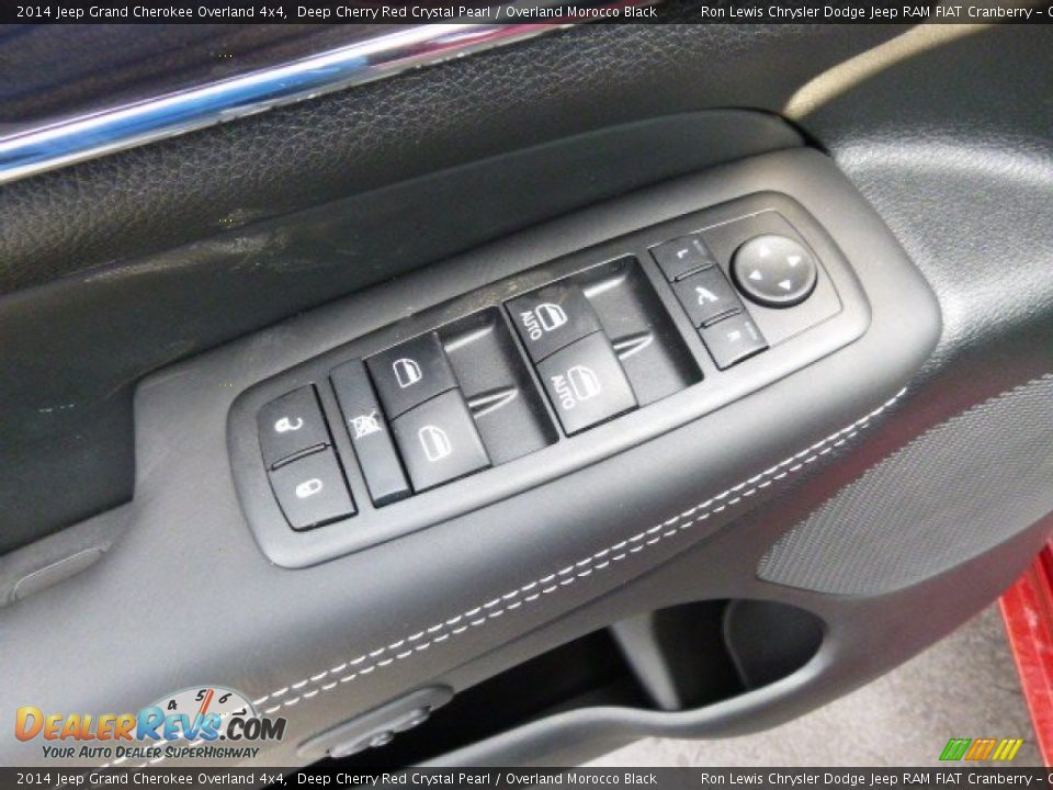 2014 Jeep Grand Cherokee Overland 4x4 Deep Cherry Red Crystal Pearl / Overland Morocco Black Photo #13