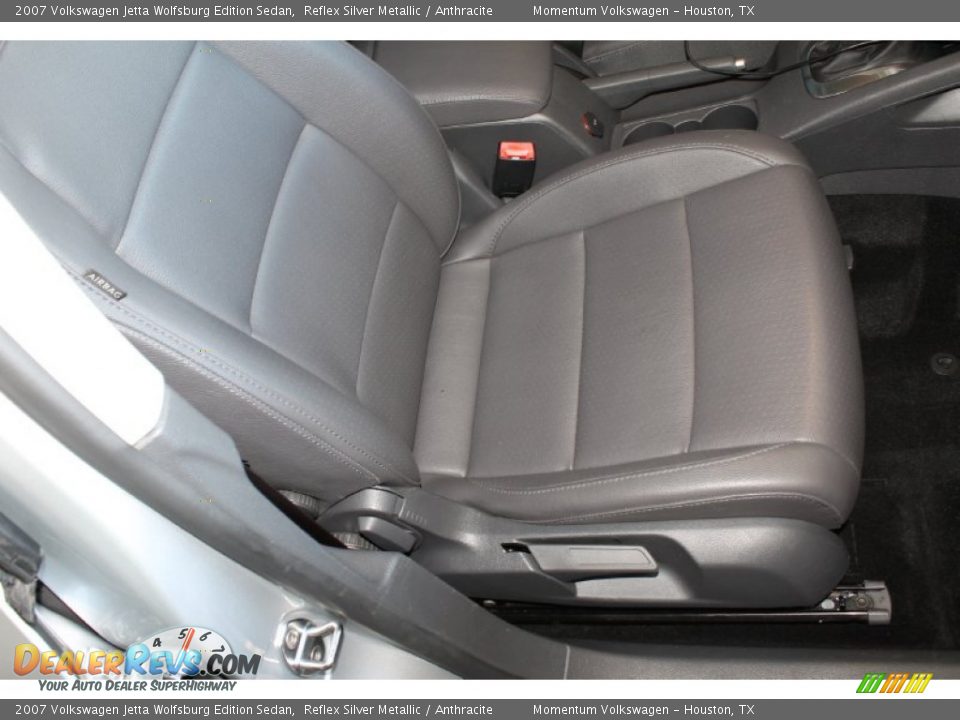 2007 Volkswagen Jetta Wolfsburg Edition Sedan Reflex Silver Metallic / Anthracite Photo #30