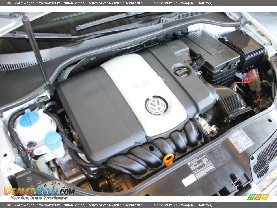 2007 Volkswagen Jetta Wolfsburg Edition Sedan Reflex Silver Metallic / Anthracite Photo #31