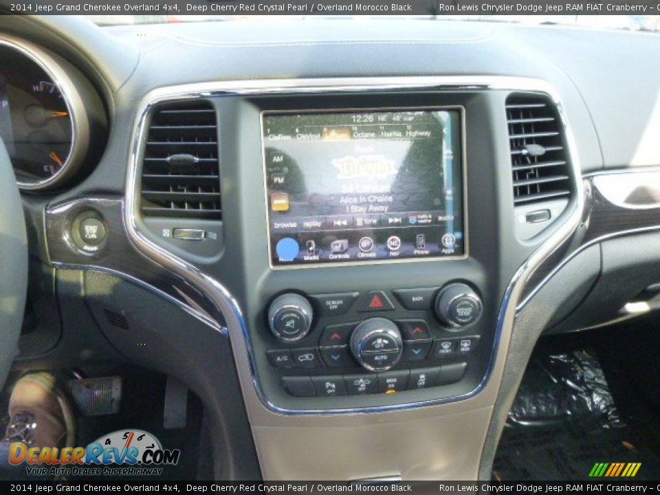 2014 Jeep Grand Cherokee Overland 4x4 Deep Cherry Red Crystal Pearl / Overland Morocco Black Photo #15