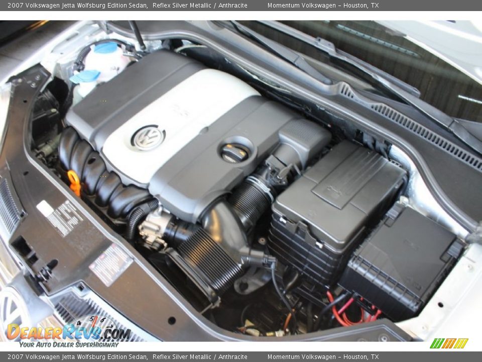 2007 Volkswagen Jetta Wolfsburg Edition Sedan Reflex Silver Metallic / Anthracite Photo #32