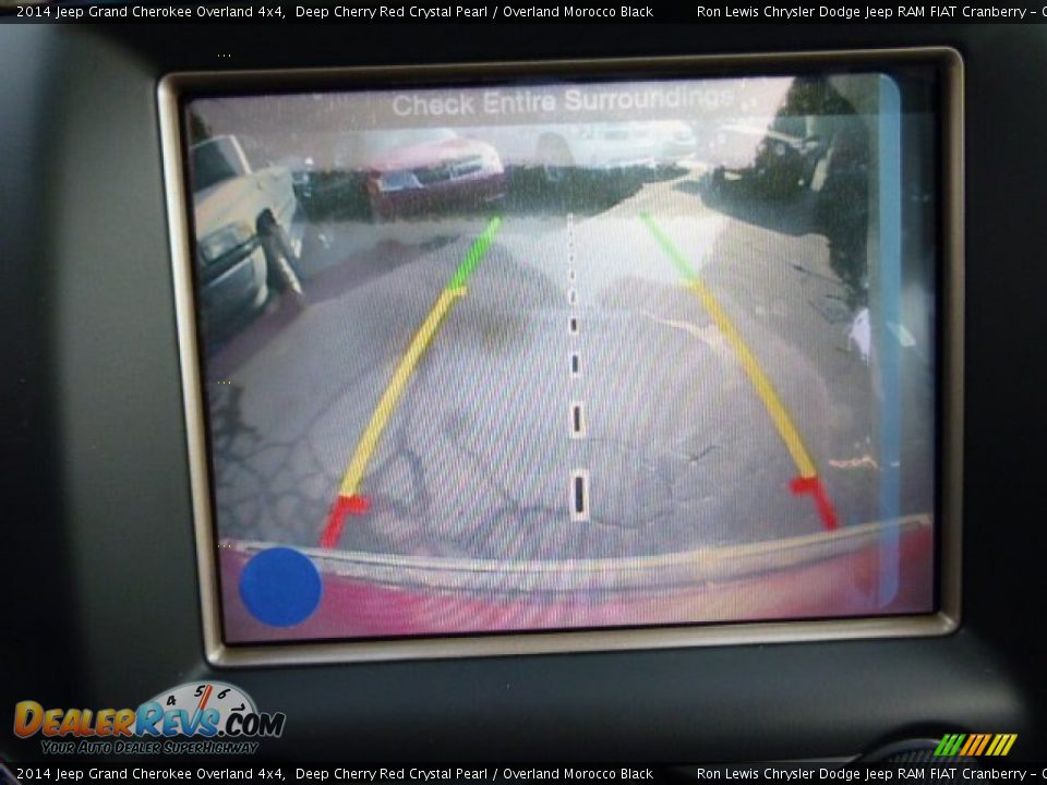 2014 Jeep Grand Cherokee Overland 4x4 Deep Cherry Red Crystal Pearl / Overland Morocco Black Photo #16