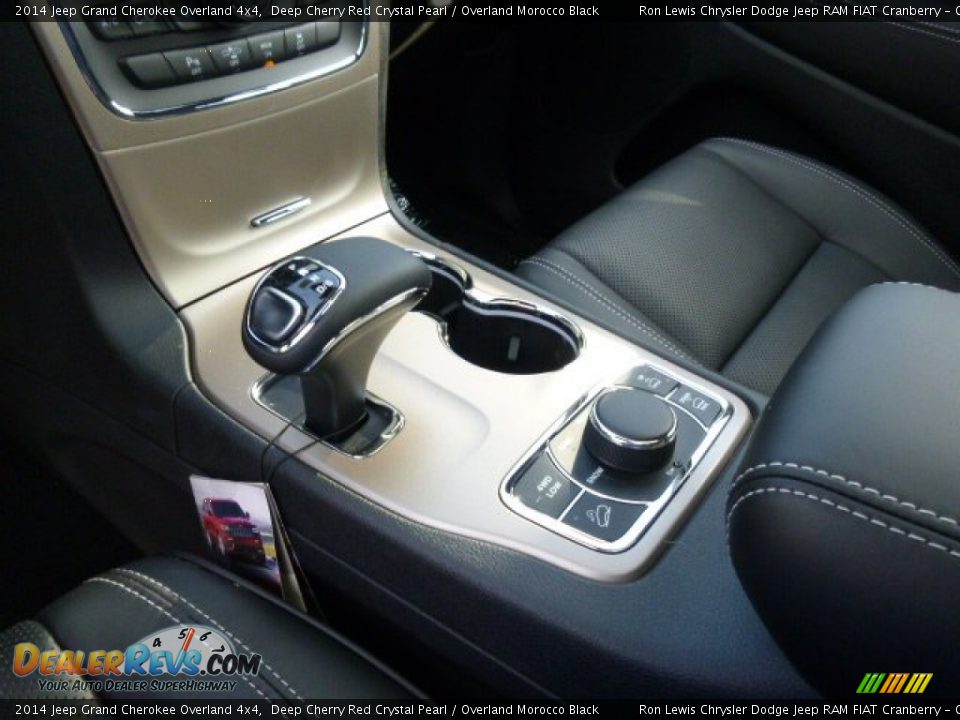 2014 Jeep Grand Cherokee Overland 4x4 Deep Cherry Red Crystal Pearl / Overland Morocco Black Photo #17