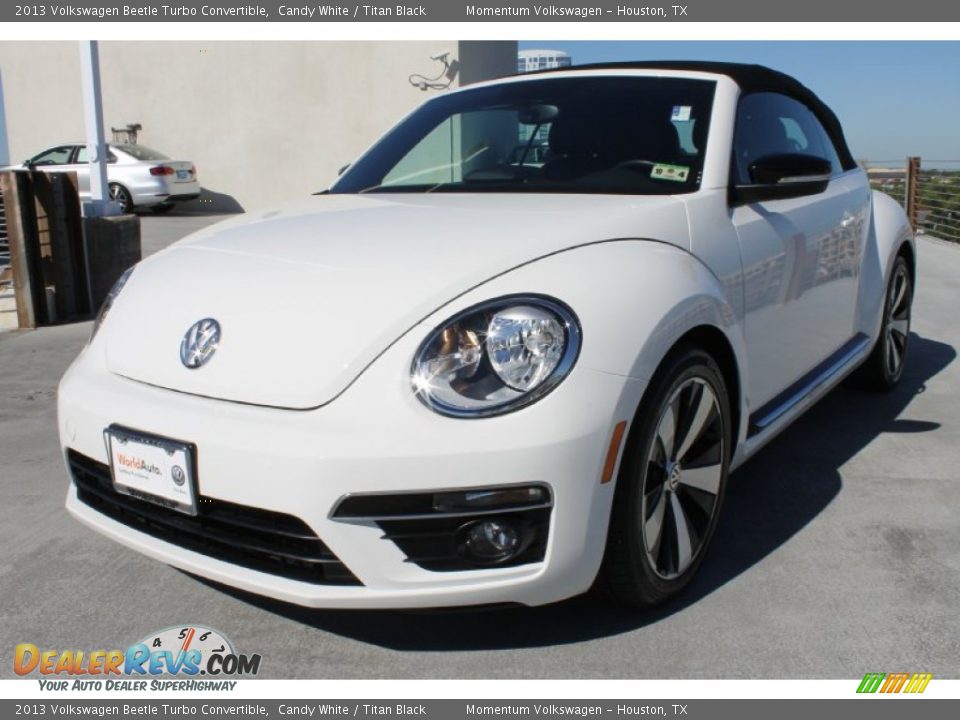2013 Volkswagen Beetle Turbo Convertible Candy White / Titan Black Photo #5