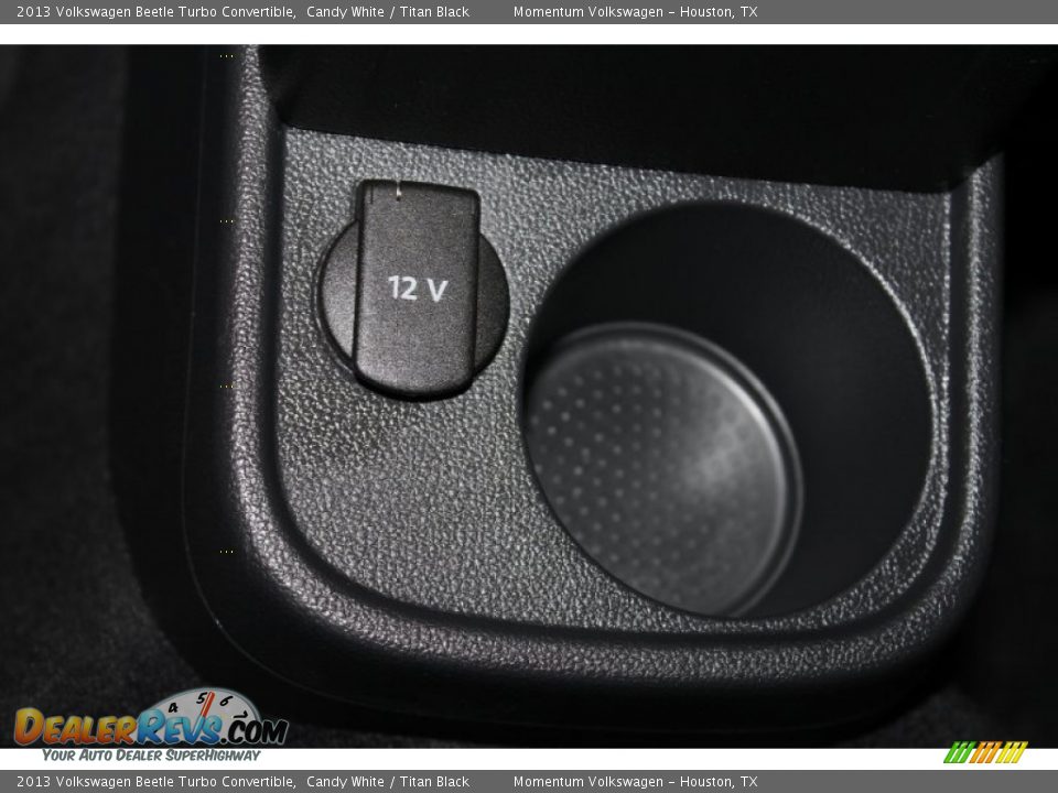 2013 Volkswagen Beetle Turbo Convertible Candy White / Titan Black Photo #26