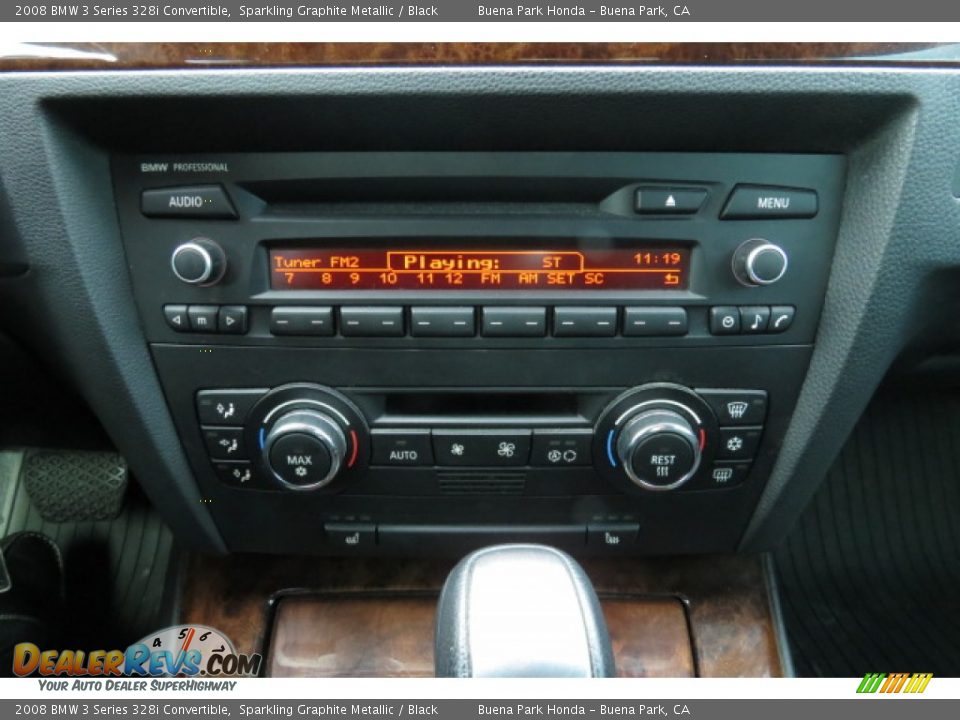 2008 BMW 3 Series 328i Convertible Sparkling Graphite Metallic / Black Photo #3