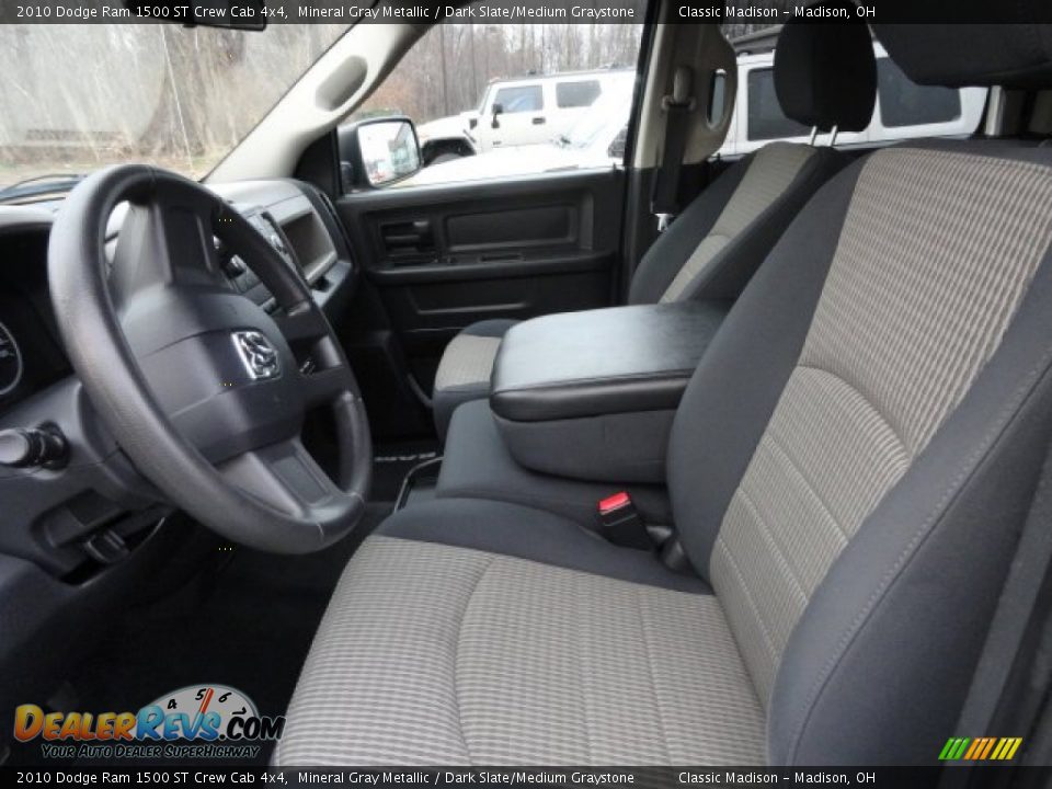 2010 Dodge Ram 1500 ST Crew Cab 4x4 Mineral Gray Metallic / Dark Slate/Medium Graystone Photo #3