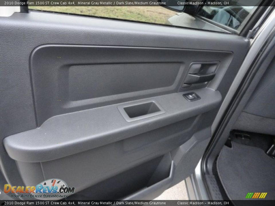 2010 Dodge Ram 1500 ST Crew Cab 4x4 Mineral Gray Metallic / Dark Slate/Medium Graystone Photo #6