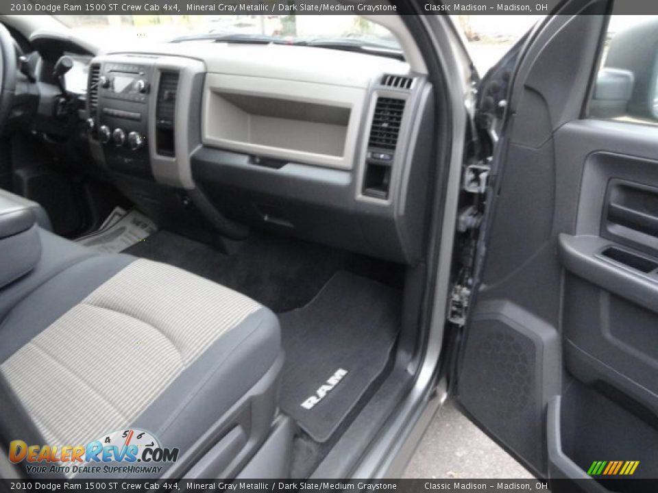 2010 Dodge Ram 1500 ST Crew Cab 4x4 Mineral Gray Metallic / Dark Slate/Medium Graystone Photo #9