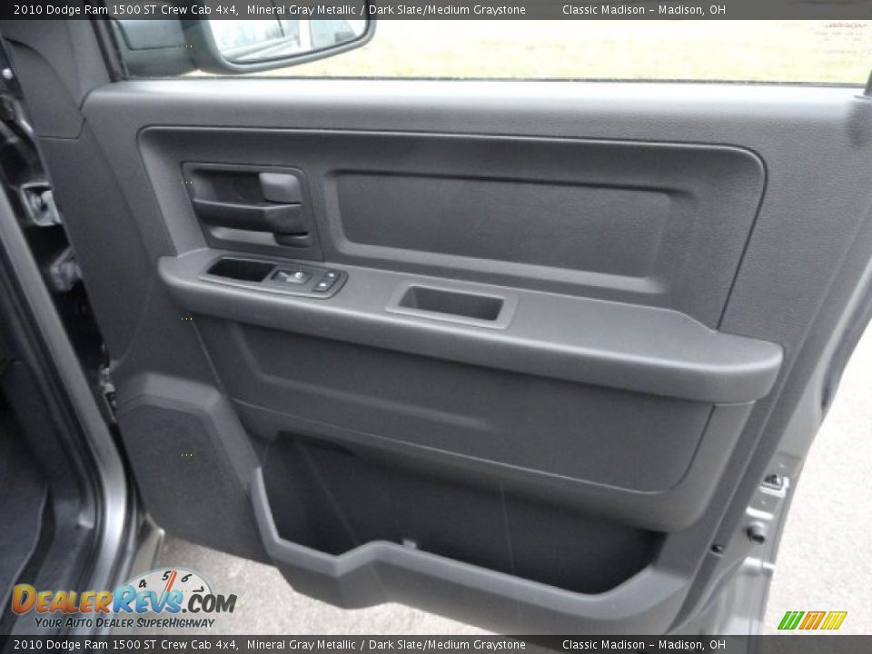 2010 Dodge Ram 1500 ST Crew Cab 4x4 Mineral Gray Metallic / Dark Slate/Medium Graystone Photo #10