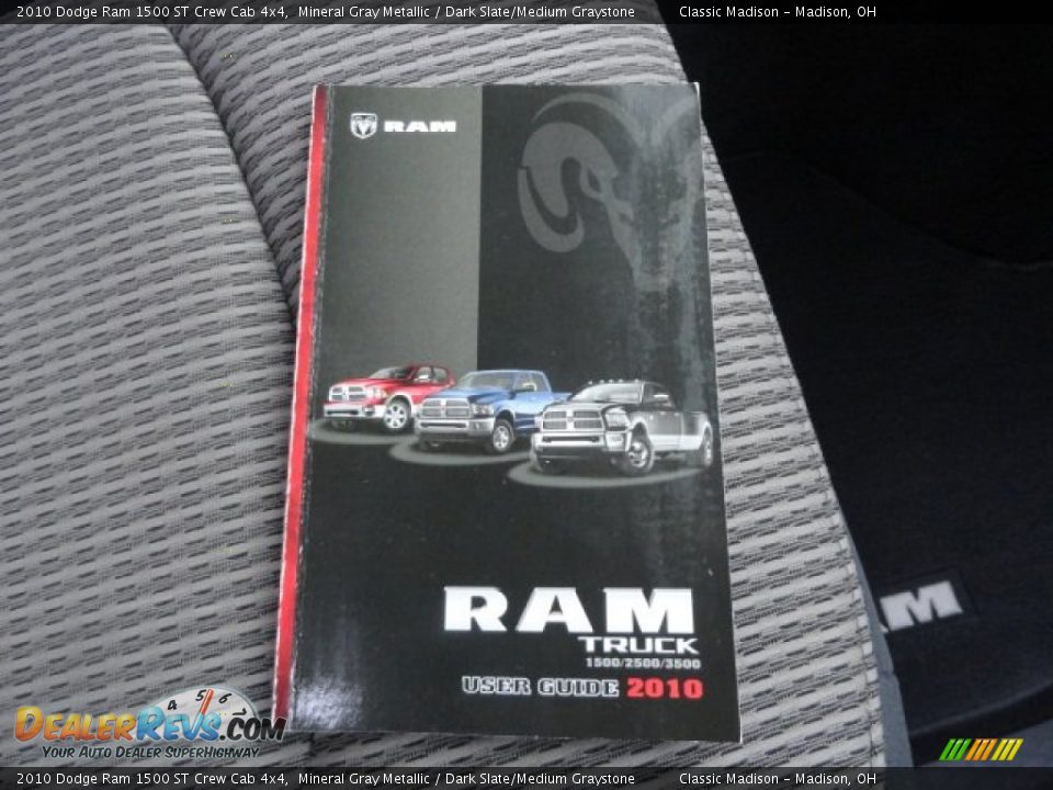2010 Dodge Ram 1500 ST Crew Cab 4x4 Mineral Gray Metallic / Dark Slate/Medium Graystone Photo #11