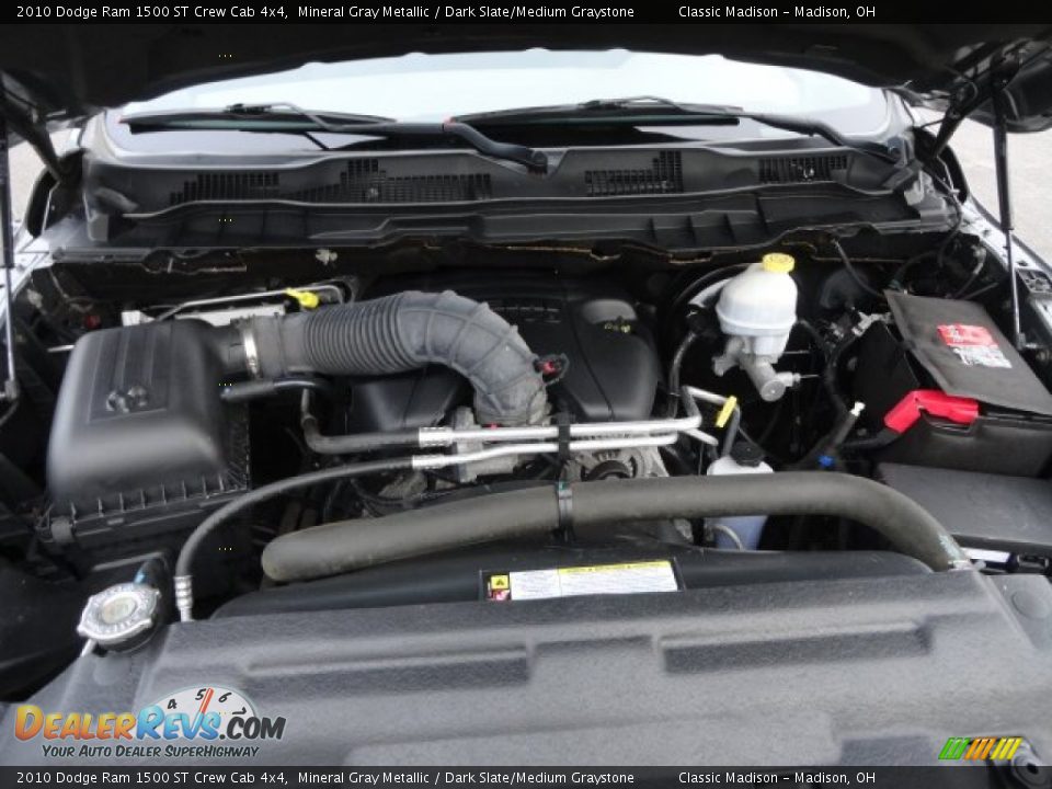 2010 Dodge Ram 1500 ST Crew Cab 4x4 Mineral Gray Metallic / Dark Slate/Medium Graystone Photo #12