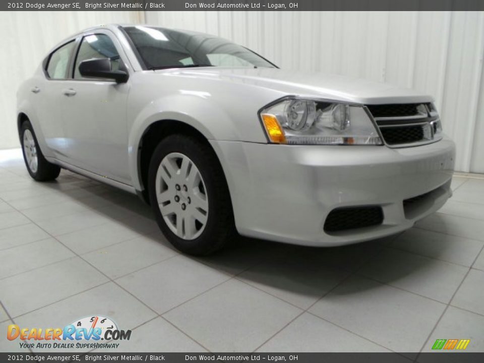 2012 Dodge Avenger SE Bright Silver Metallic / Black Photo #1