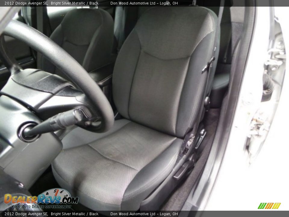 2012 Dodge Avenger SE Bright Silver Metallic / Black Photo #5