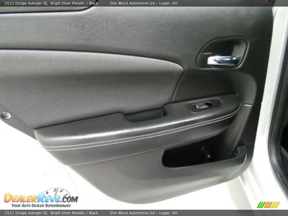 2012 Dodge Avenger SE Bright Silver Metallic / Black Photo #11