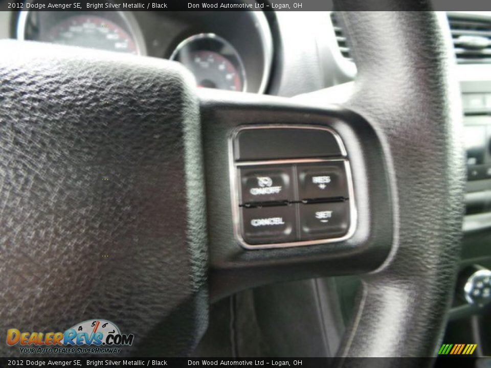 2012 Dodge Avenger SE Bright Silver Metallic / Black Photo #16