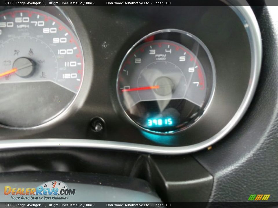 2012 Dodge Avenger SE Bright Silver Metallic / Black Photo #20