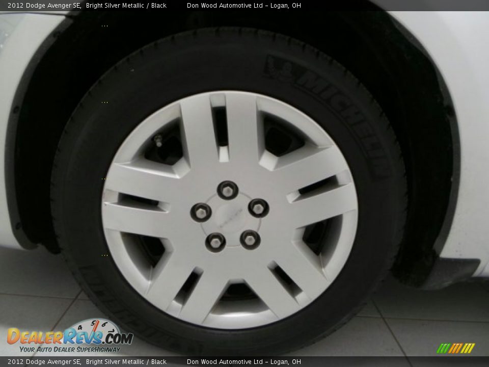 2012 Dodge Avenger SE Bright Silver Metallic / Black Photo #23