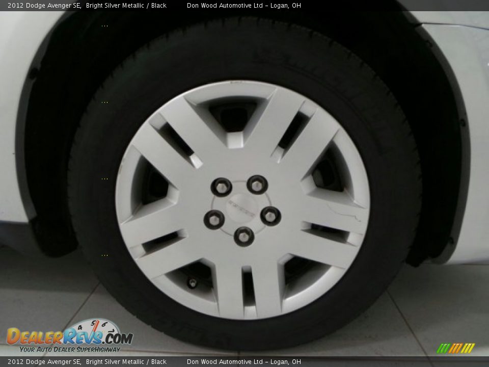 2012 Dodge Avenger SE Bright Silver Metallic / Black Photo #24