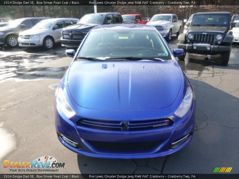 2014 Dodge Dart SE Blue Streak Pearl Coat / Black Photo #3