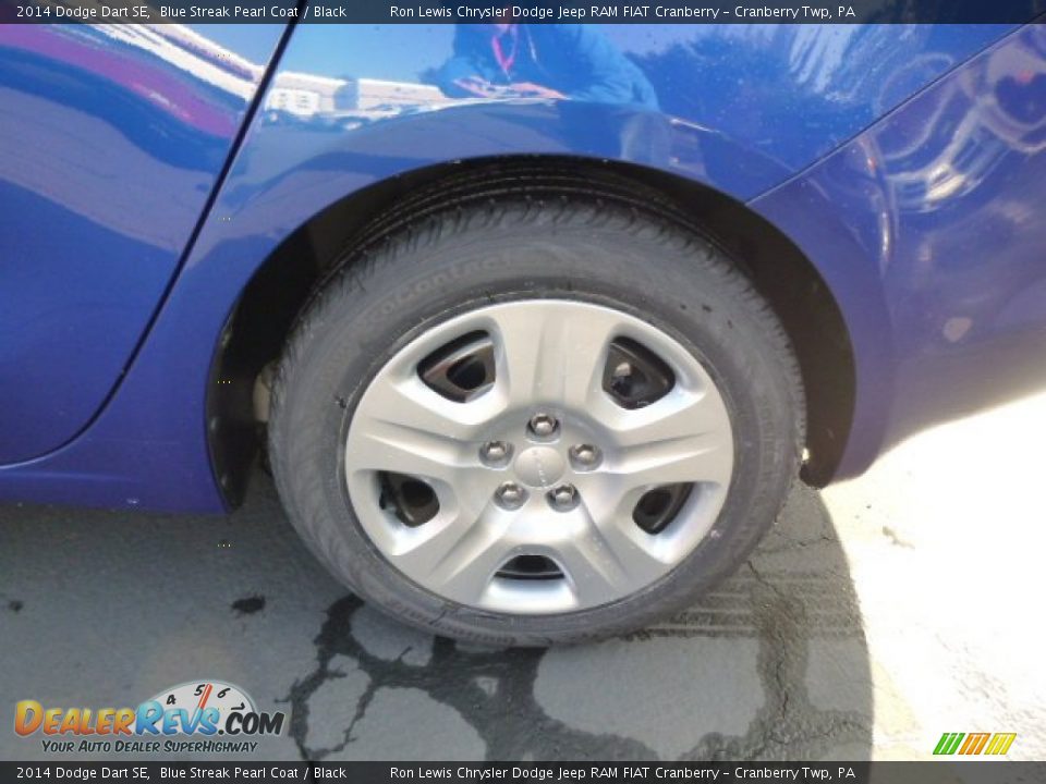 2014 Dodge Dart SE Blue Streak Pearl Coat / Black Photo #9