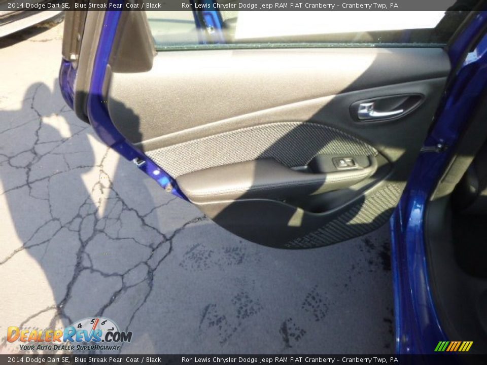 2014 Dodge Dart SE Blue Streak Pearl Coat / Black Photo #13