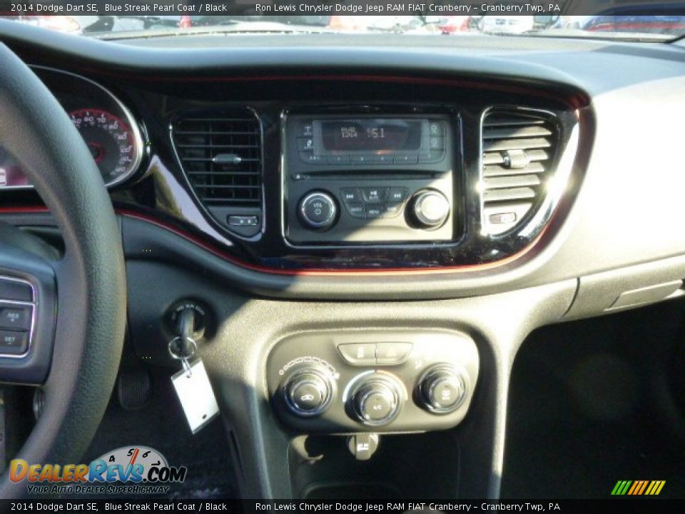 2014 Dodge Dart SE Blue Streak Pearl Coat / Black Photo #16