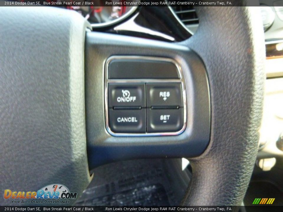 2014 Dodge Dart SE Blue Streak Pearl Coat / Black Photo #19