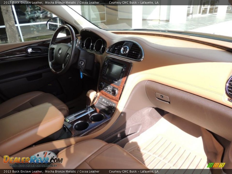 2013 Buick Enclave Leather Mocha Bronze Metallic / Cocoa Leather Photo #6