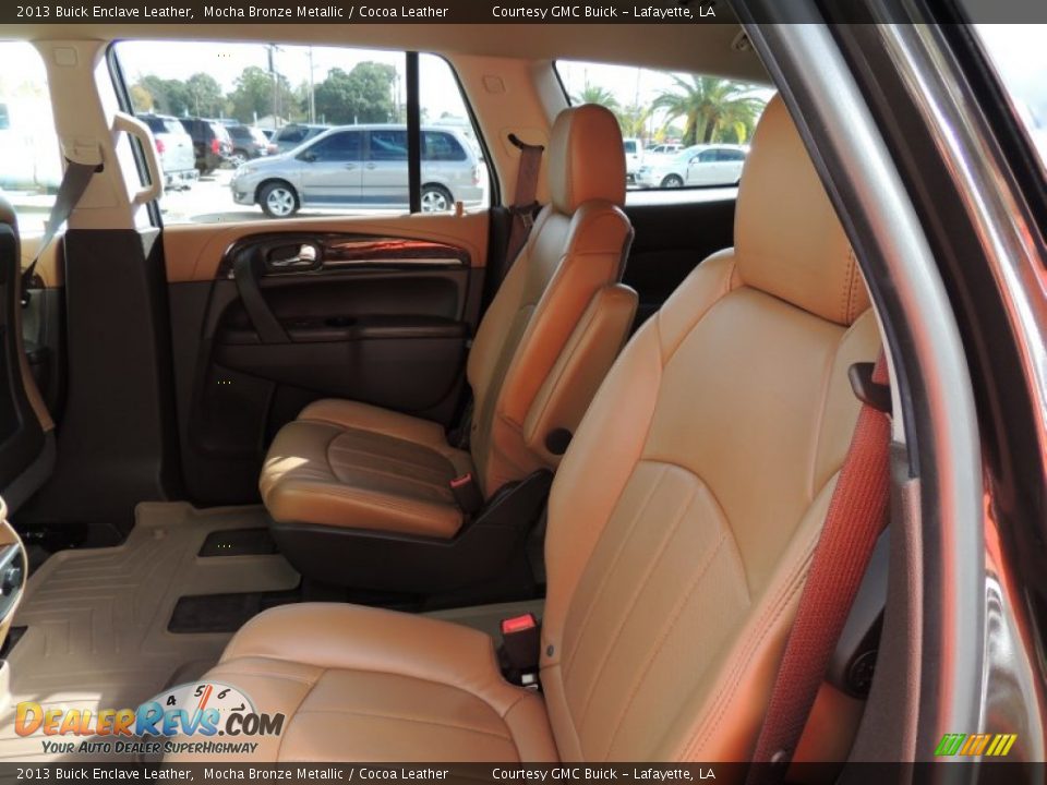 2013 Buick Enclave Leather Mocha Bronze Metallic / Cocoa Leather Photo #14