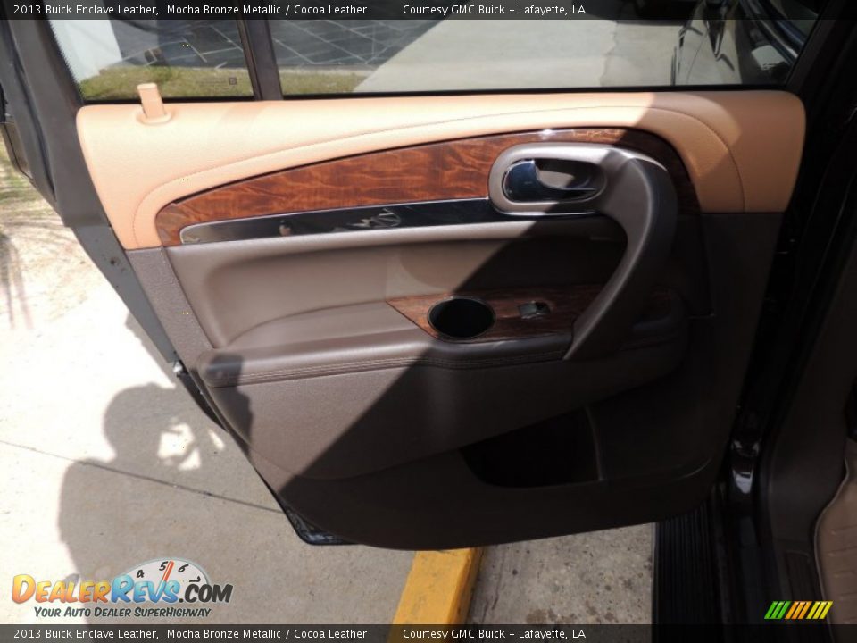 2013 Buick Enclave Leather Mocha Bronze Metallic / Cocoa Leather Photo #16