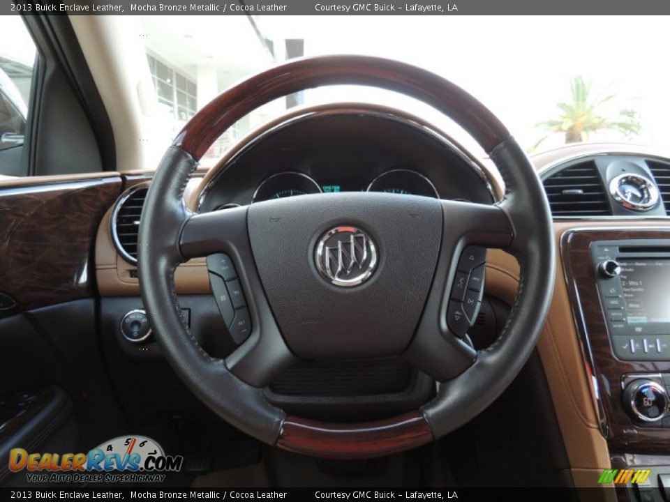 2013 Buick Enclave Leather Mocha Bronze Metallic / Cocoa Leather Photo #19
