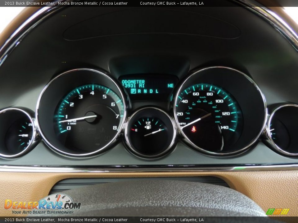 2013 Buick Enclave Leather Mocha Bronze Metallic / Cocoa Leather Photo #20