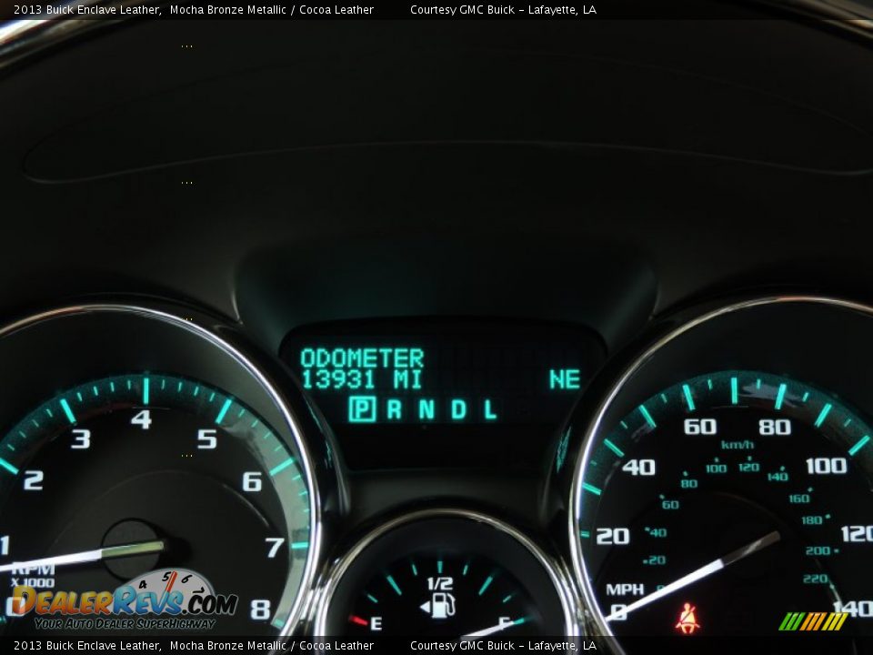 2013 Buick Enclave Leather Mocha Bronze Metallic / Cocoa Leather Photo #21