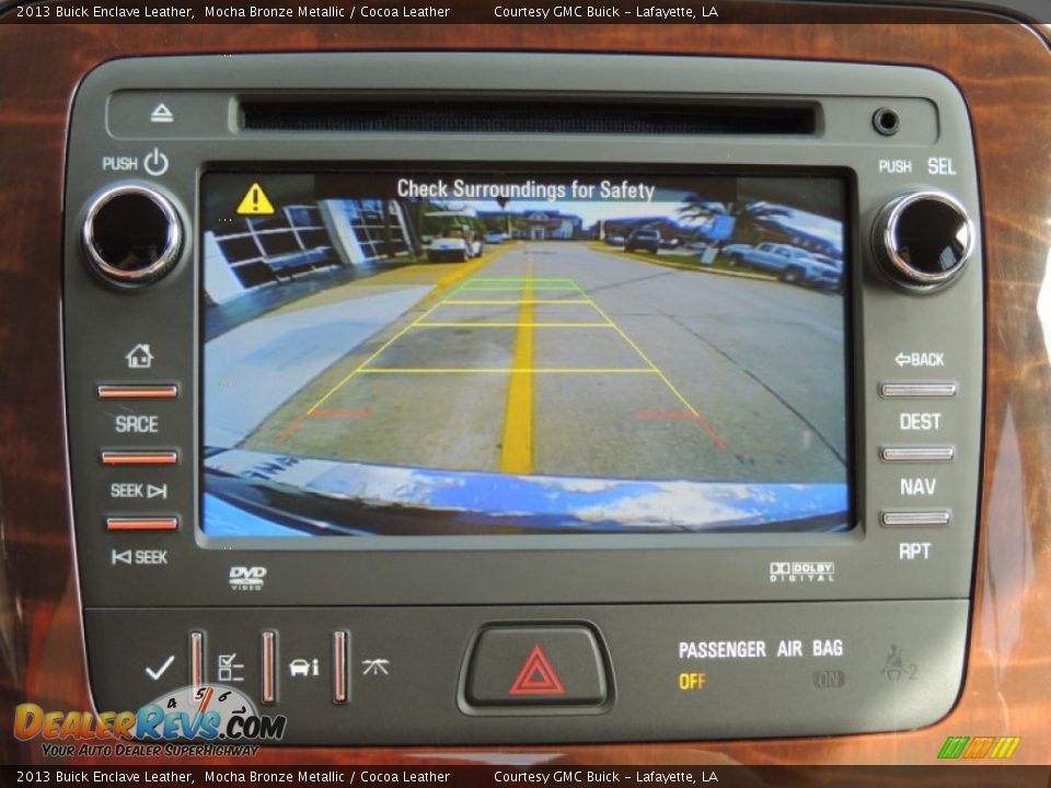 2013 Buick Enclave Leather Mocha Bronze Metallic / Cocoa Leather Photo #25