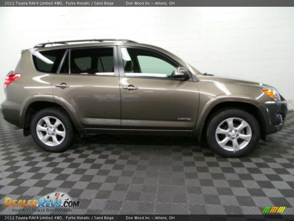 2011 Toyota RAV4 Limited 4WD Pyrite Metallic / Sand Beige Photo #3