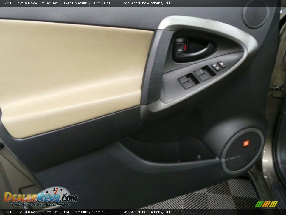 2011 Toyota RAV4 Limited 4WD Pyrite Metallic / Sand Beige Photo #16