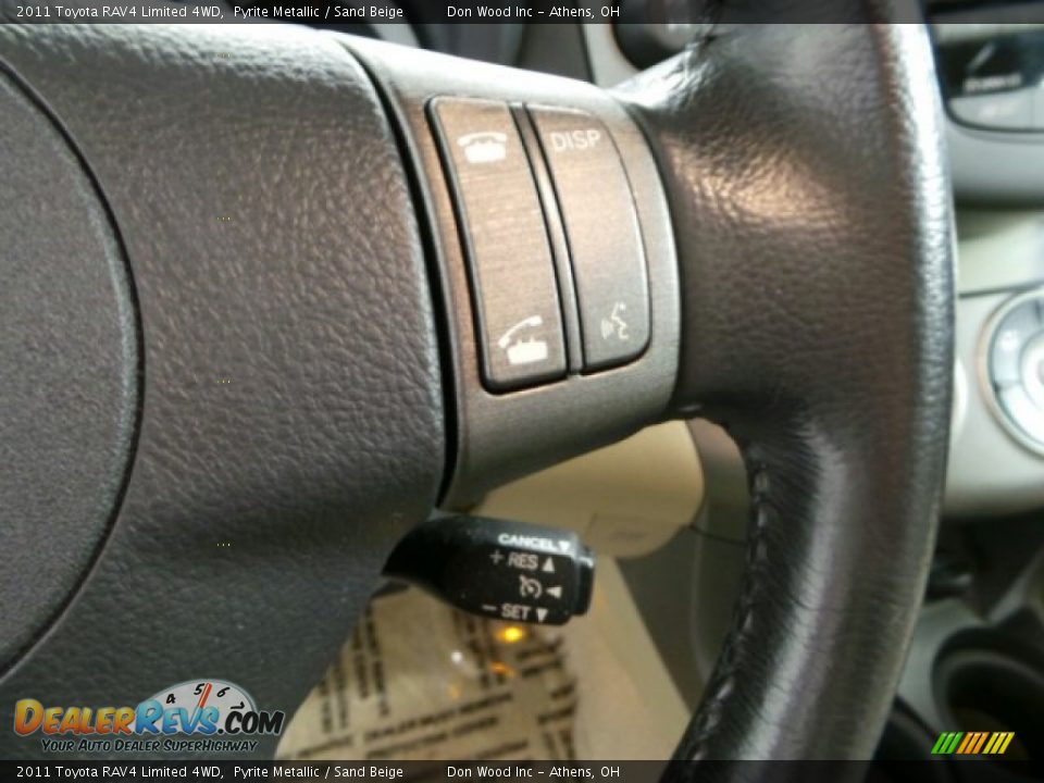 2011 Toyota RAV4 Limited 4WD Pyrite Metallic / Sand Beige Photo #19